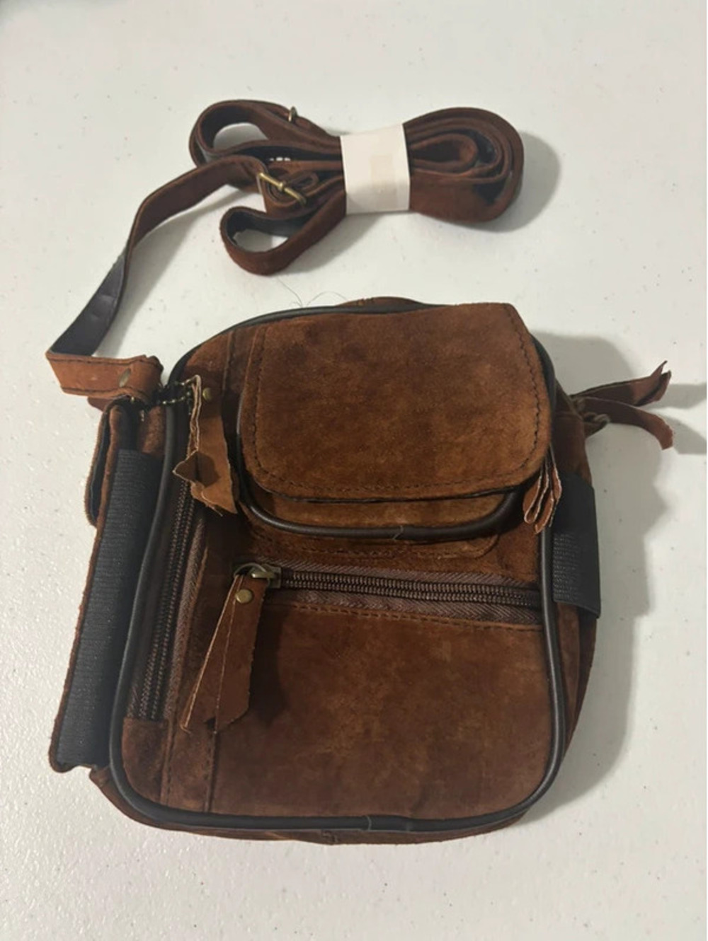 Genuine leather vintage bag NEW crossbody